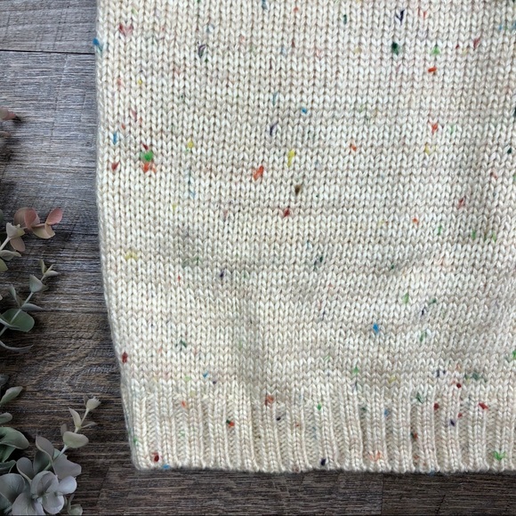 🔥DREAMERS Cotton Blend Oversized Cream Sweater - Picture 6 of 8